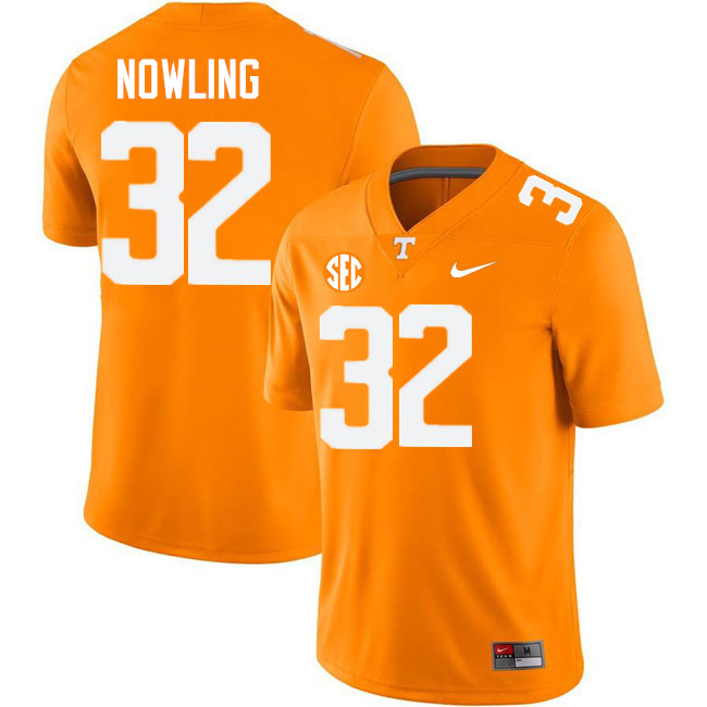 Billy Nowling Tennessee Jersey,Tennessee Volunteers #32 Billy Nowling College Jersey,Uniforms-Orange